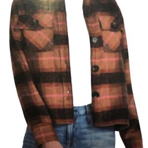 BB Dakota by Steve Madden Multicolor Plaid Shacket